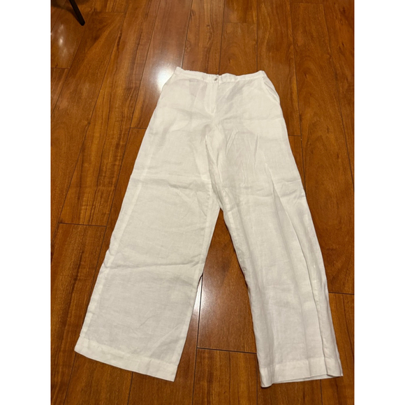 Women's Idillio Positano White Wide Leg Pants S